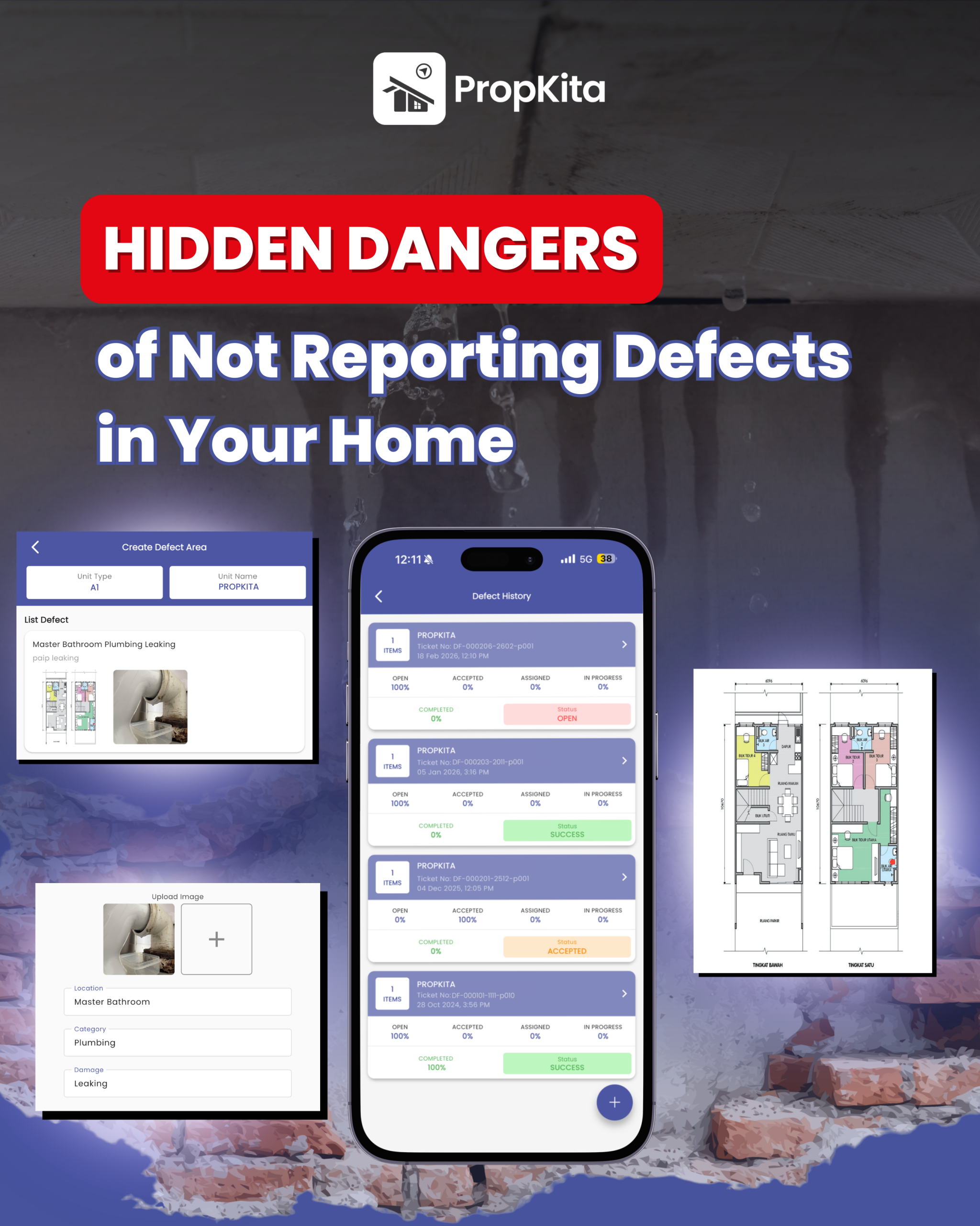 5 Hidden Dangers of Not Reporting Defects in Your Home